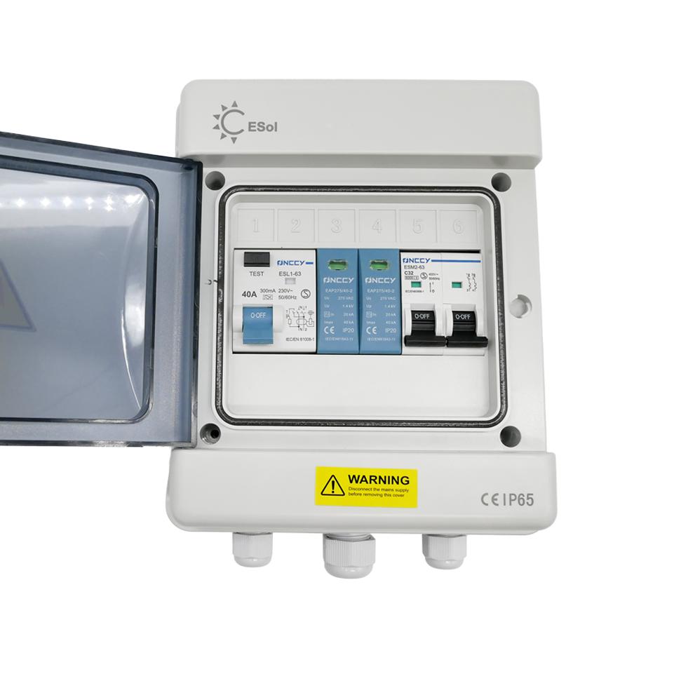 QUADRO AC MONOFASE 5-6KW