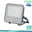 50W LED PROIETTORE SLIM CREE CHIP CORPO NERO GRIGIO 6500K 135LM/W