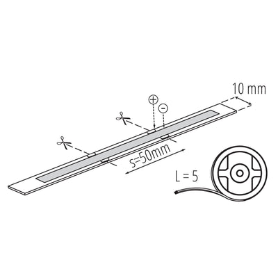 NASTRO LED LCOBH14,4W/M24IP65-WW - KANLUX