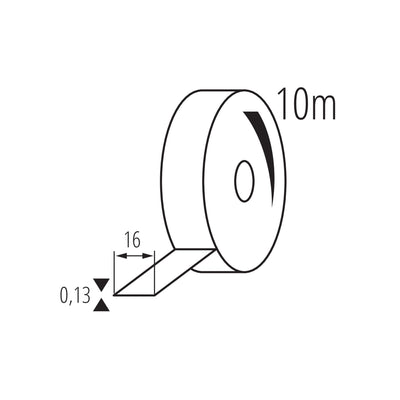 NASTRO ADESIVO ISOLANTE IT-2/10/16MM-Y/GN - KANLUX