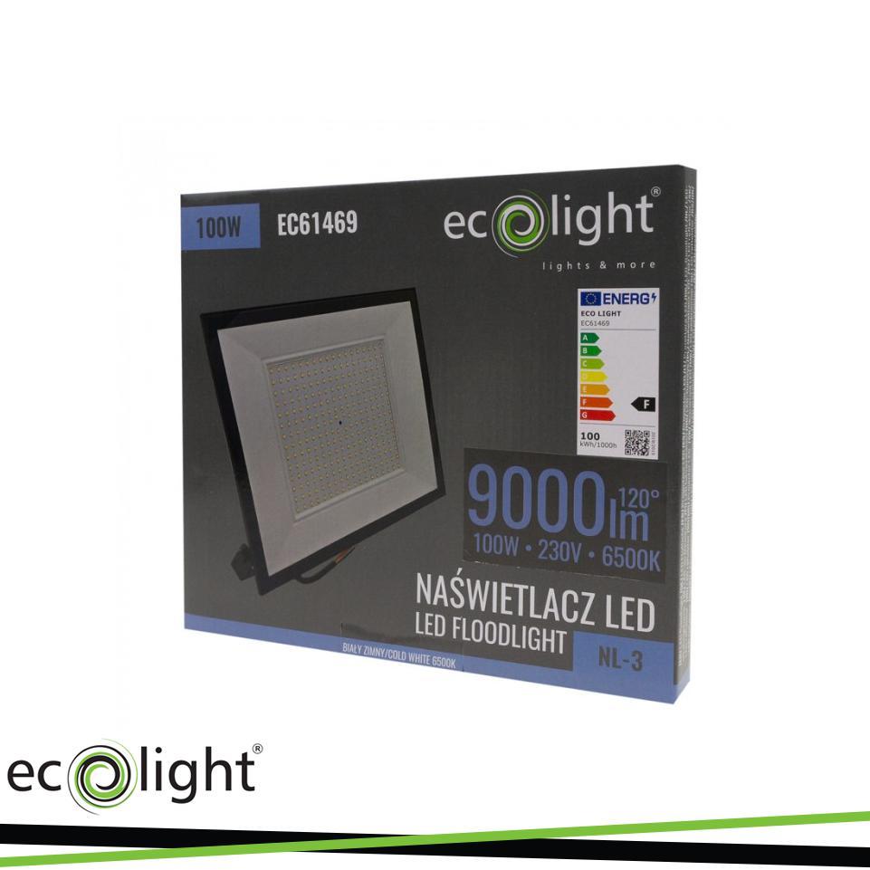 PROIETTORE LED NL-3 100W 6500K 90LM/W IP65