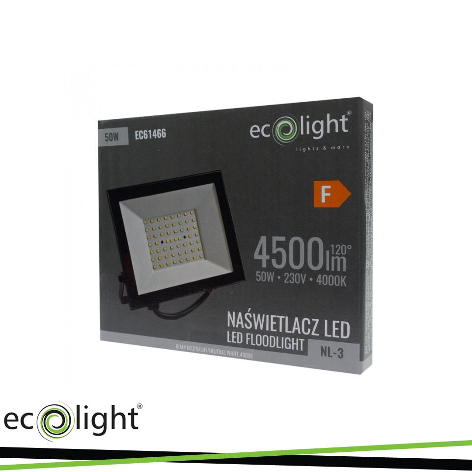 PROIETTORE LED NL-3 50W 4000K  90LM/W IP65