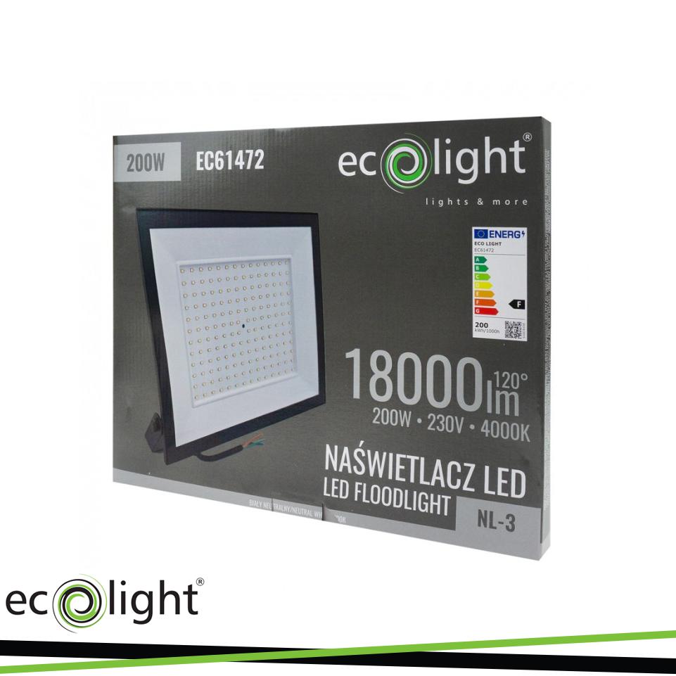PROIETTORE LED NL-3 200W 4000K 90LM/W IP65