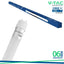 TUBO LED CHIP CREE T8 120CM 18W G13 IN NANOPLASTICA RUOTABILE 3000K