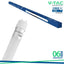 TUBO LED CHIP CREE T8 120CM 18W G13 IN NANOPLASTICA RUOTABILE 6500K