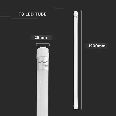 TUBO LED CHIP CREE T8 120CM 18W G13 IN NANOPLASTICA RUOTABILE 6500K