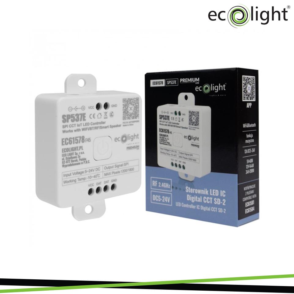 DRIVER LED IC DIGITALE CCT SD-2 WIFI/BLUET/RF 12A 12V-24V