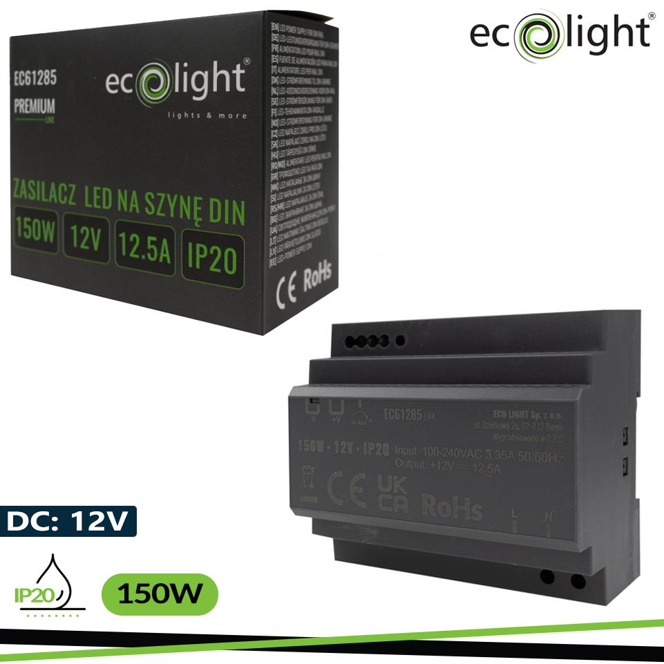 ALIMENTATORE DIN 12V 150W