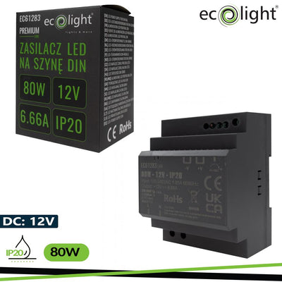 ALIMENTATORE DIN 12V 80W