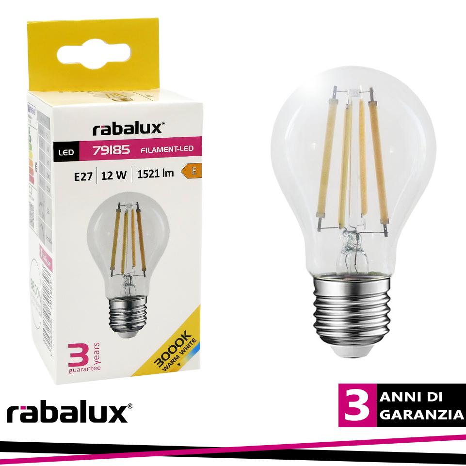 FIL. LED, E27 A60,12W, 1521LM,3000K,DIMM