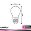 FIL. LED, E27 A60,12W, 1521LM,3000K,DIMM