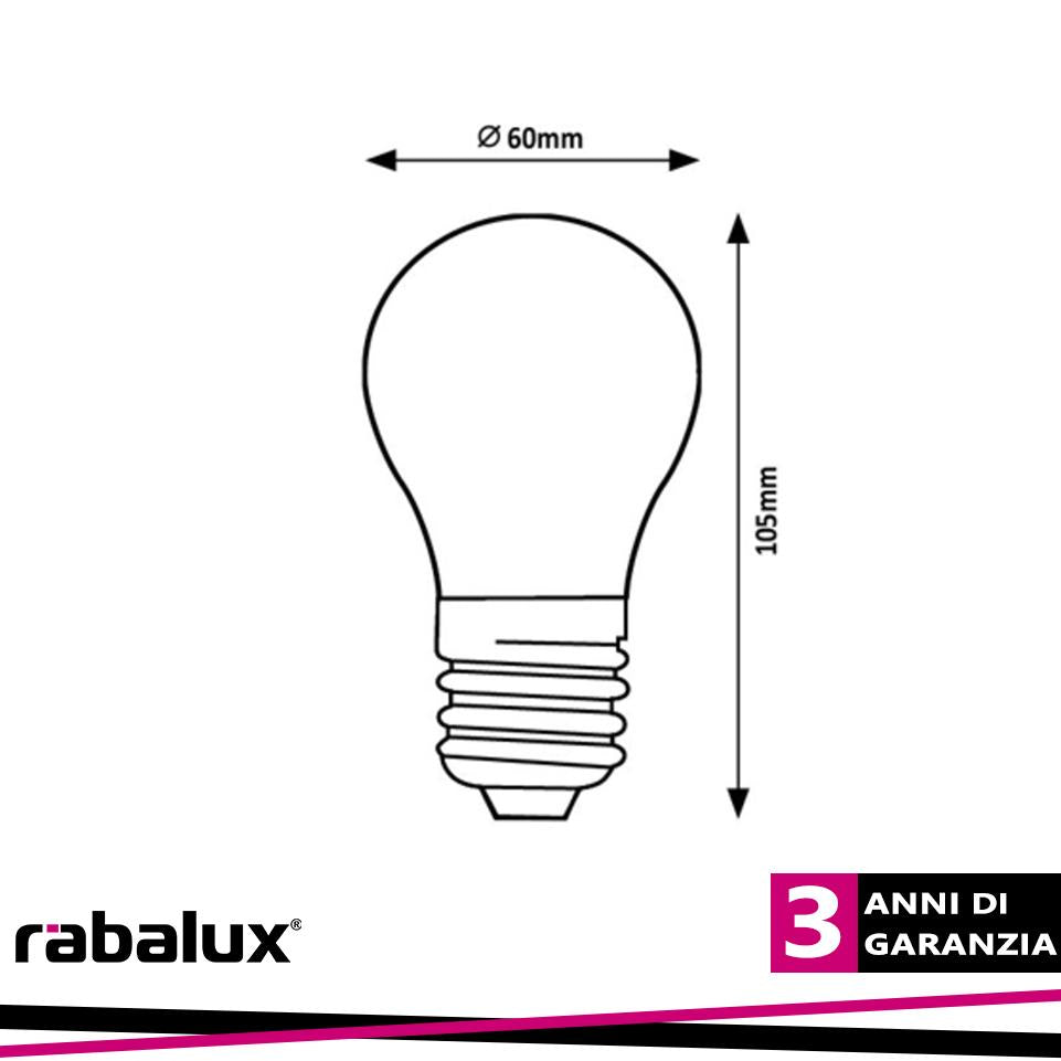 FIL. LED, E27 A60,12W, 1521LM,3000K,DIMM