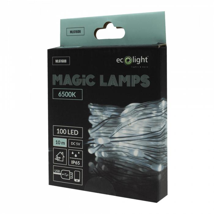 LUCI MAGICHE 100 LED 6500K 10M DC 5V