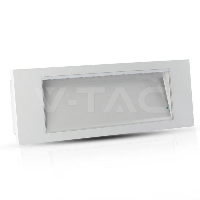 LAMPADA LED CHIP CREE DI EMERGENZA 1.2W DA INCASSO/PLAFONE 6000K IP40