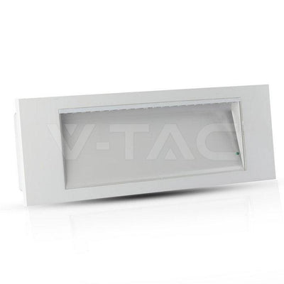 LAMPADA LED CHIP CREE DI EMERGENZA 1.2W DA INCASSO/PLAFONE 6000K IP40