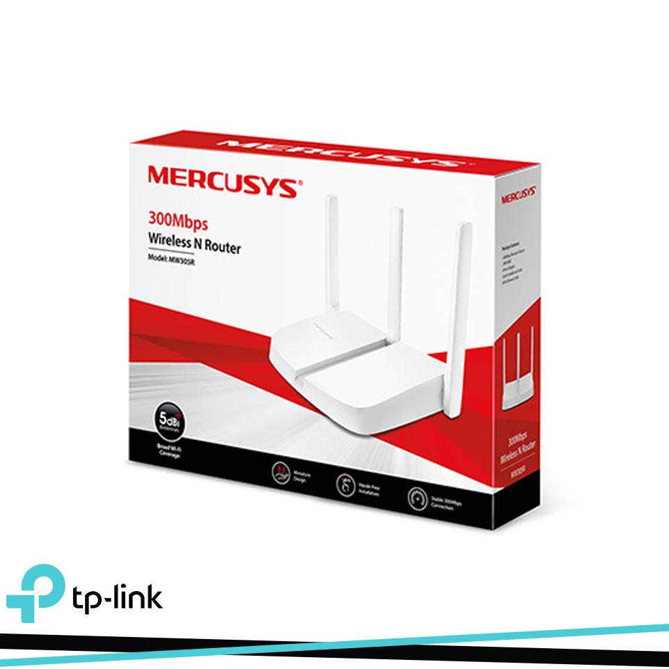 ROUTER MERCUSYS WIRELESS 300MB 3 ANTENNE DA 5DBI 2.4GHZ