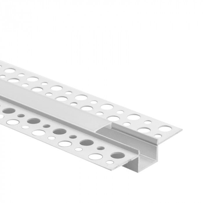 PROFILO BIANCO DA INCASSO GP02 + COVER OPALE 2MT