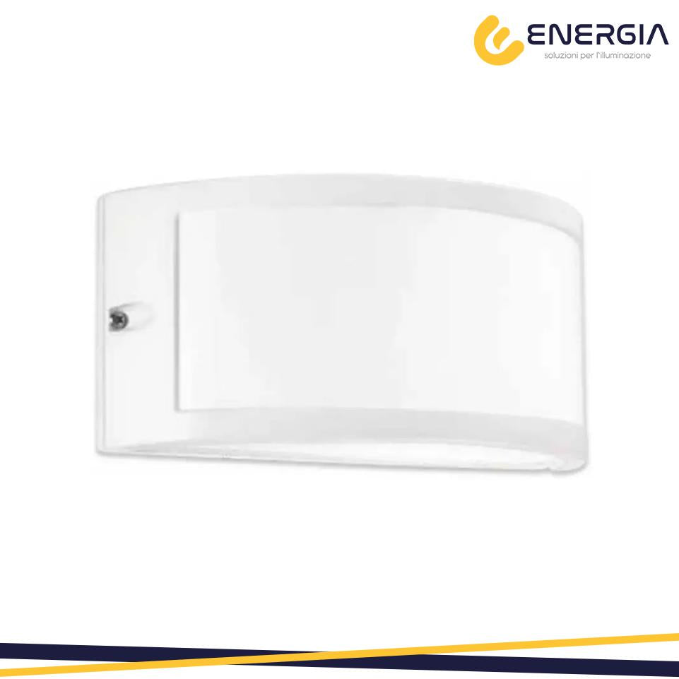 APPLIQUE SHARK IP54 E27 BIANCO