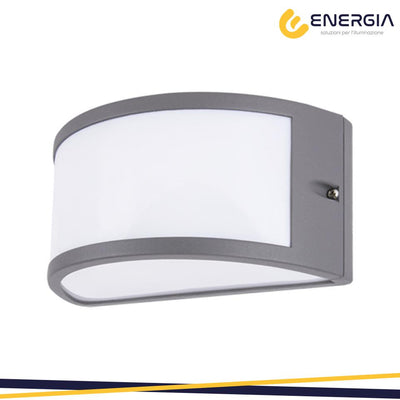 APPLIQUE SHARK IP54 E27 GRIGIO