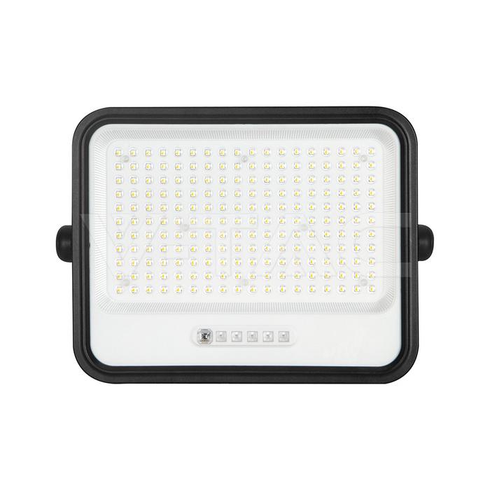 FARO LED SOLARE 400W SENSORE CREPUSCOLARE TELECOMANDO CCT 2000K-8000K IP65