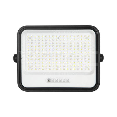 FARO LED SOLARE 400W SENSORE CREPUSCOLARE TELECOMANDO CCT 2000K-8000K IP65