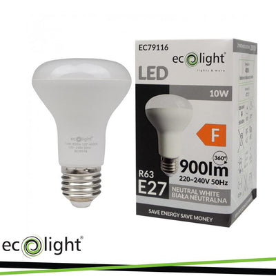 LAMPADINA R63 E27 10W 4000K 900LM