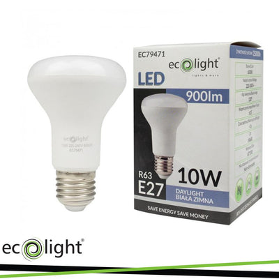 LAMPADINA R63 E27 10W 6500K 900LM