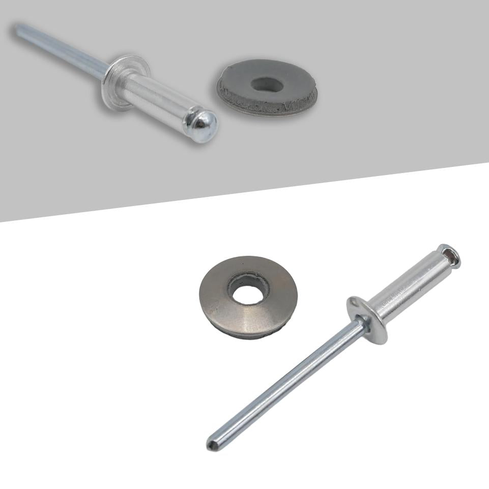 RIVETTO IN ALLUMINIO           CON GUARNIZIONE IN EPDM