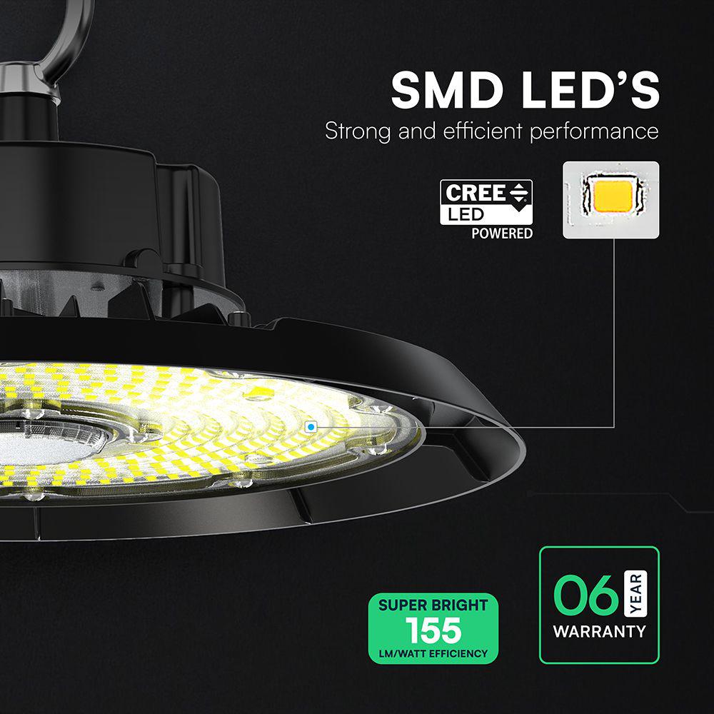 200W CAMPANA INDUSTRIALE CREE CHIP 4000K 160LM/W 6 ANNI DI GARANZIA