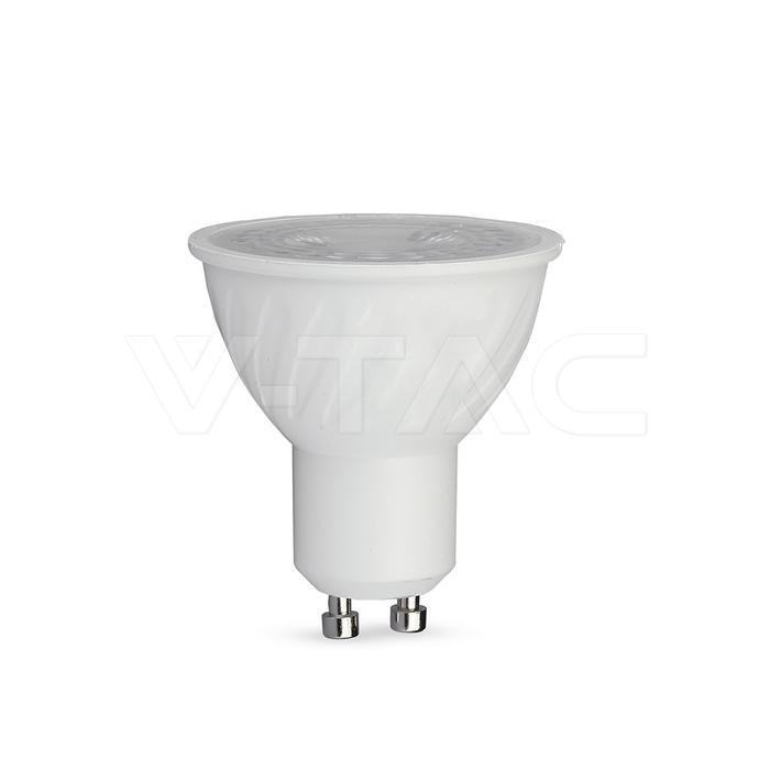LED FARETTO CREE CHIP 6W GU10 RIPPLE PLASTICA 3000K 38