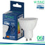 LED FARETTO CREE CHIP 6W GU10 RIPPLE PLASTICA 6500K 110