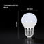 3.7W LED LAMPADINA E27 CREE CHIP G45 4500K
