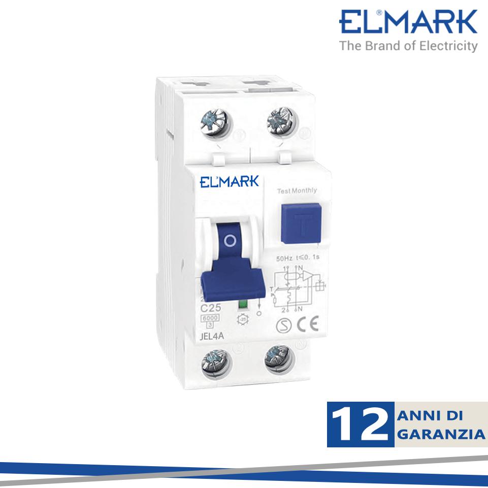 INT.DIFFERENZIALE JEL4A 6KA 2P 16A/300MA