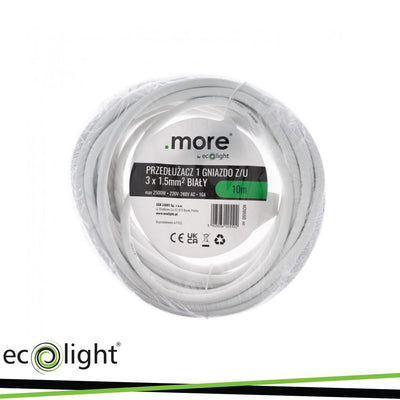 PROLUNGA 10M 3X1,5MM 16A SCHUKO BIANCO