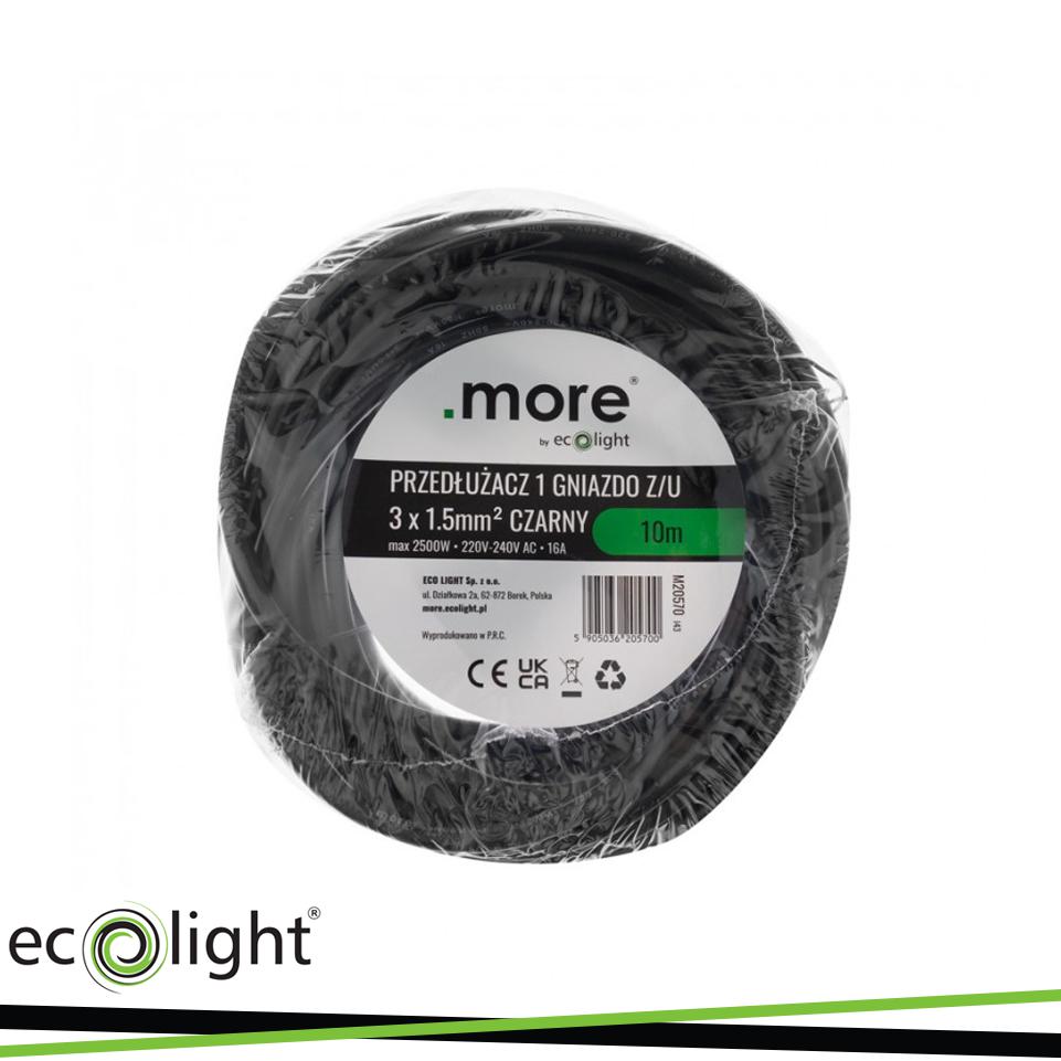 PROLUNGA 10M 3X1,5MM 16A SCHUKO NERO