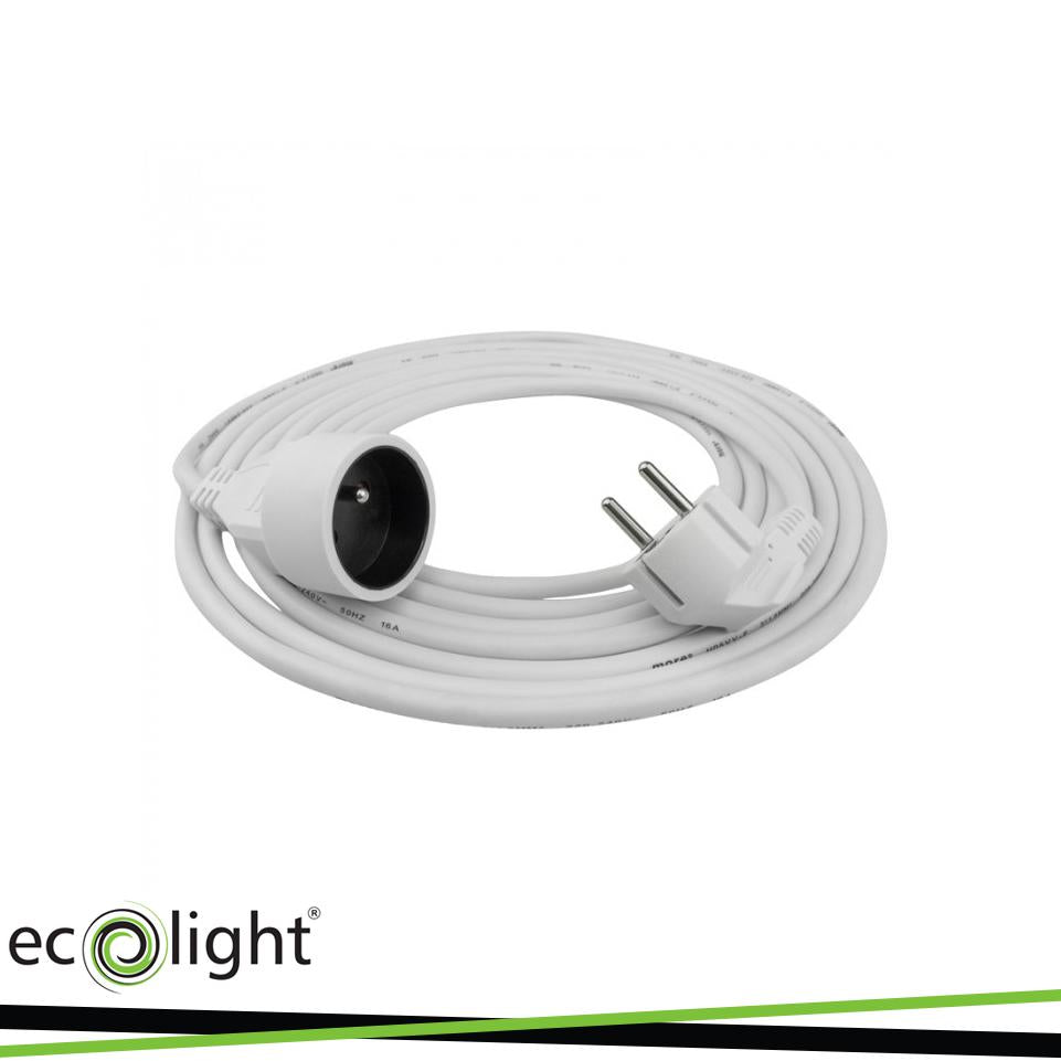 PROLUNGA 5M 3X1,5MM 16A SCHUKO BIANCO