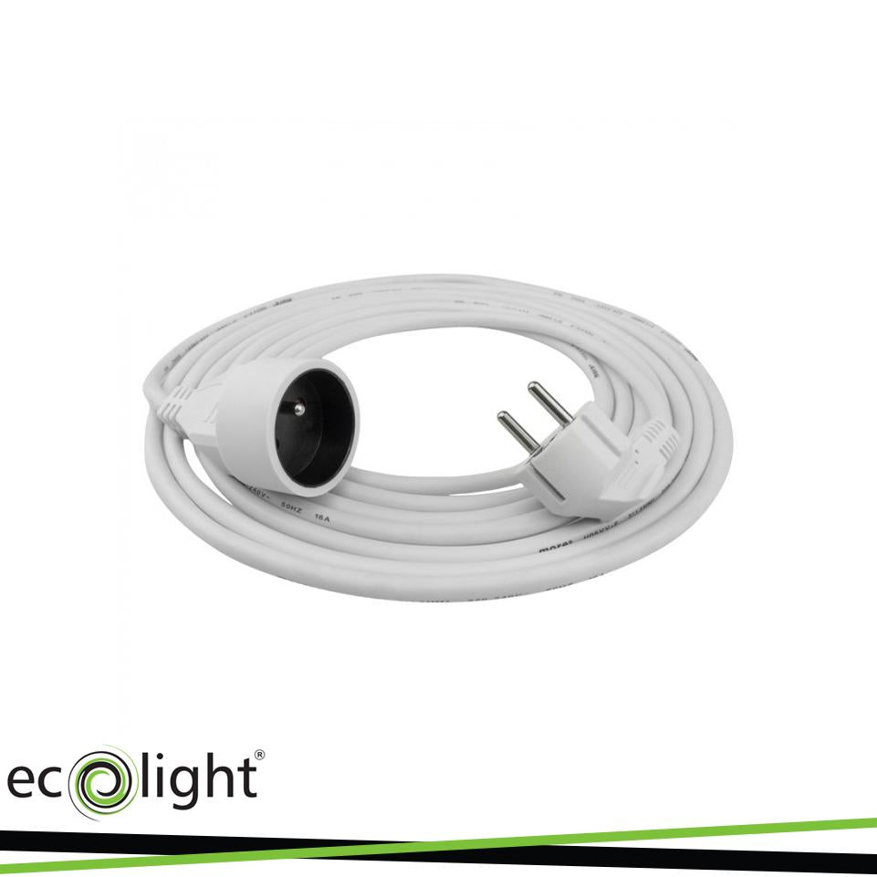 PROLUNGA 5M 3X1,5MM 16A SCHUKO BIANCO
