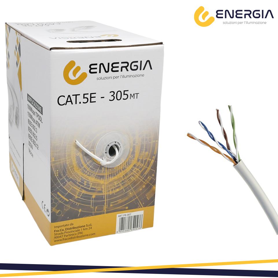 CAVO LAN CAT5E UTP 305MT CCA