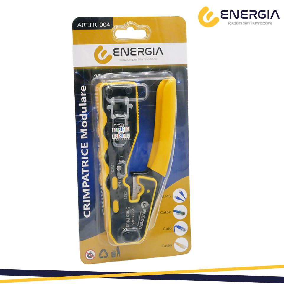 CRIMPATRICE MODULARE CAT 5/6 E RJ-45/11/12