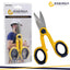 FORBICI PER ELETTRICISTI BICOLORE 145MM ACCIAIO INOX