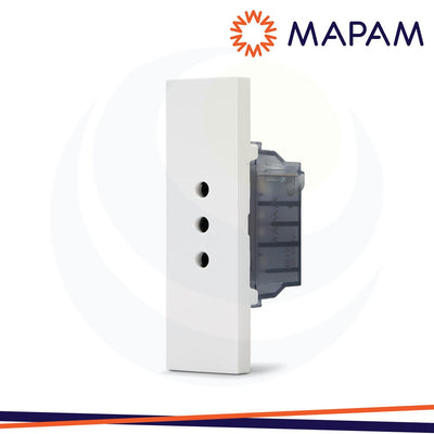 PRESA 10A ZEN BIANCO