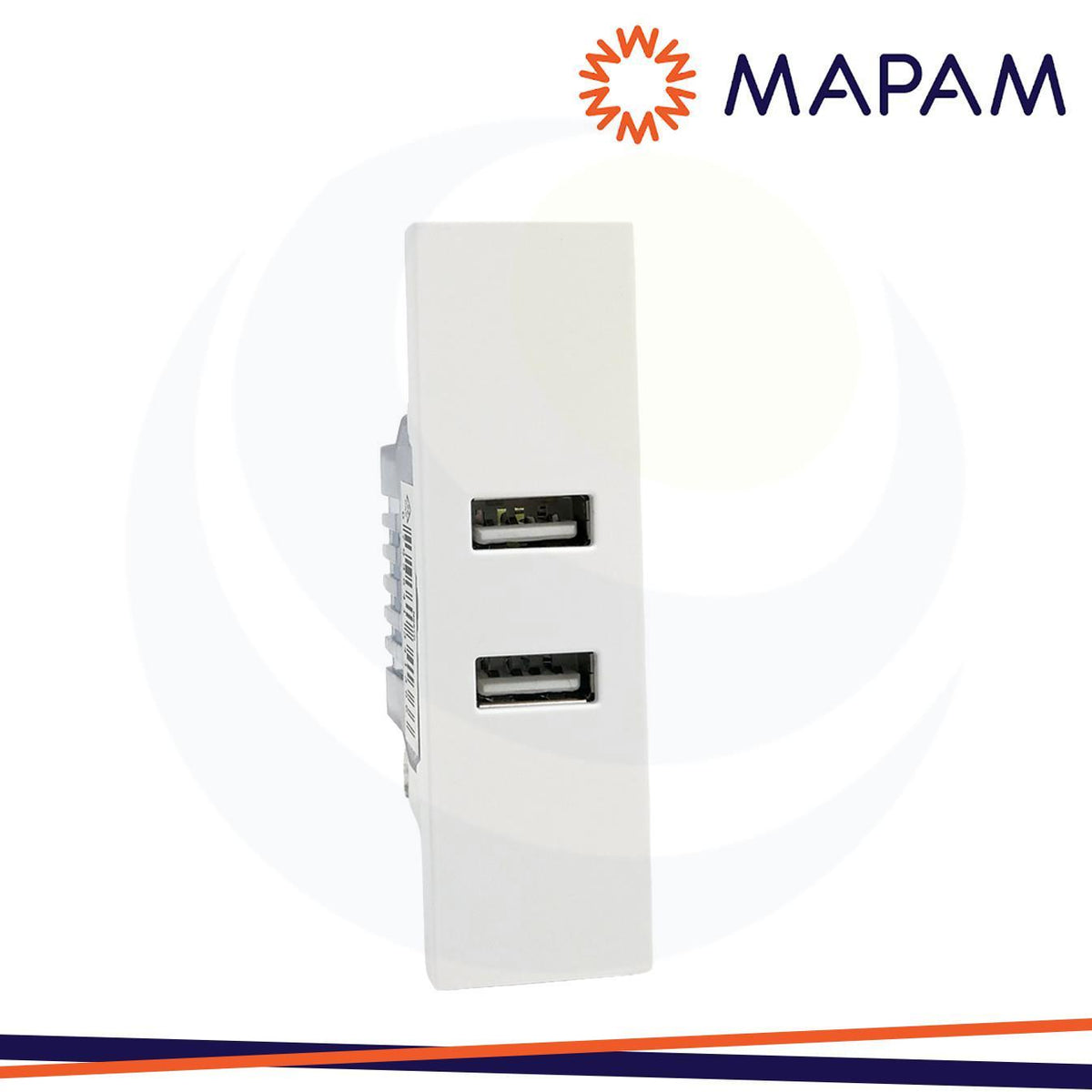 DOPPIA PRESA USB A ZEN BIANCO
