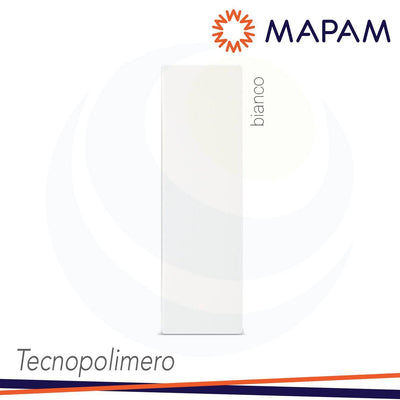 PLACCA TECNOPOLIMERO ZEN       BIANCO