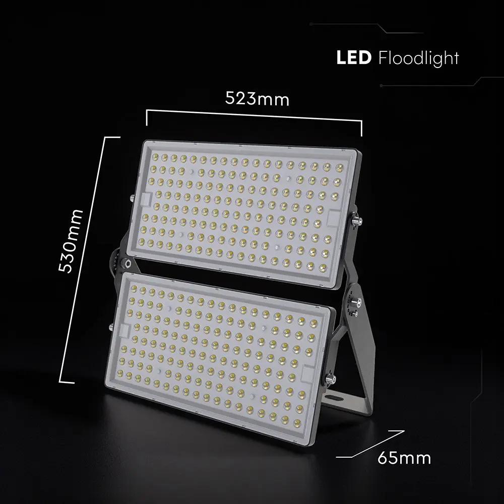 PROIETTORE LED CHIP CREE 500W 135LM/W COLORE NERO 360   CAVO 1M 4000K IP65