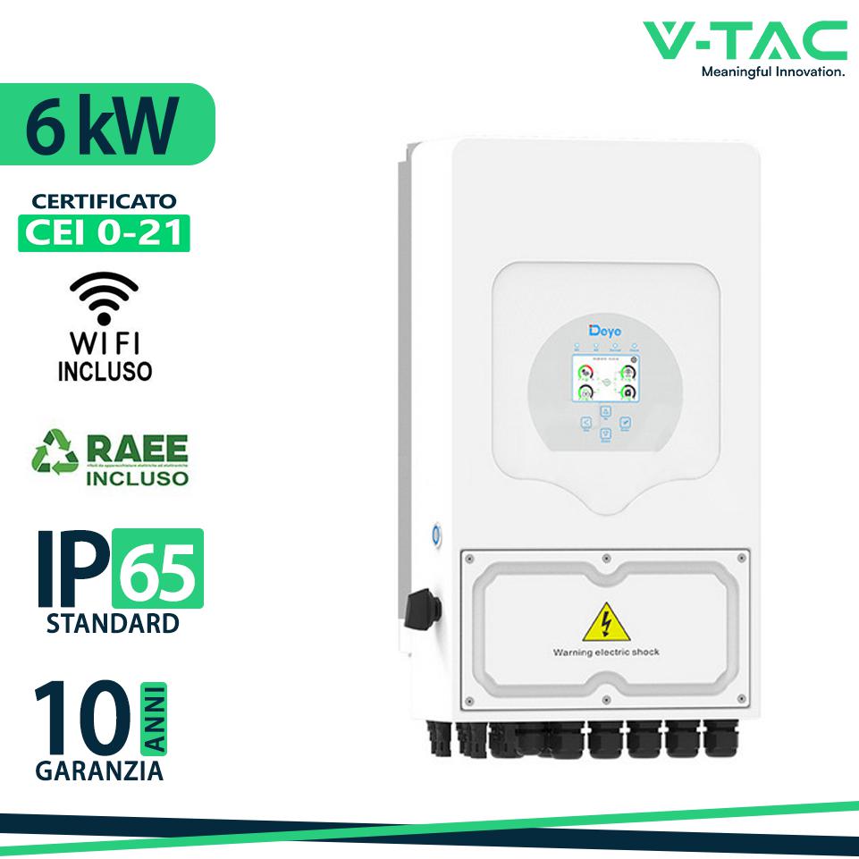 6KW HYBRID SOLAR INVERTER-SINGLE PHASE-10YEARS WARRANTY