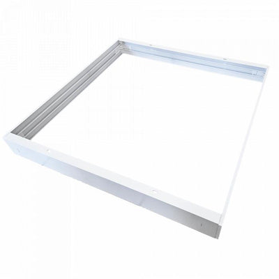 CORNICE PER PANNELLO LED 600X600X70MM H N/T ALU BIANCO