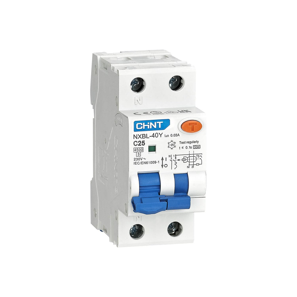 INT MTD 1P+N 40 A 30 MA 4,5 KA CURVA C TIPO AC