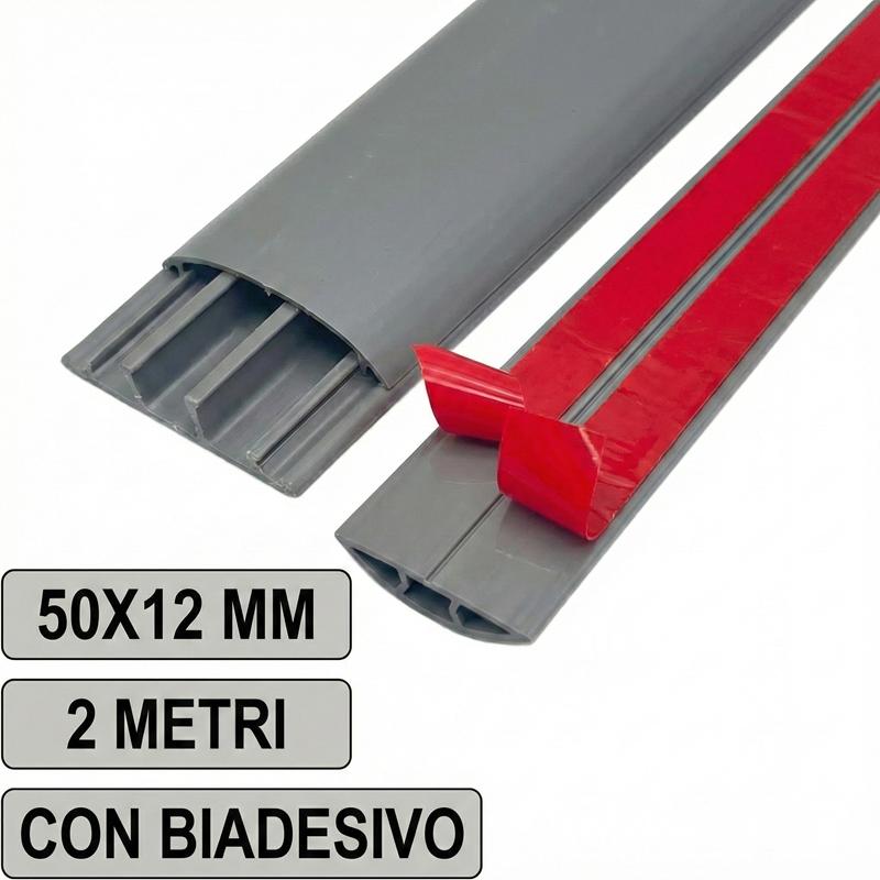 CANALINA DA PAVIMENTO ADESIVA  50X12 2MT