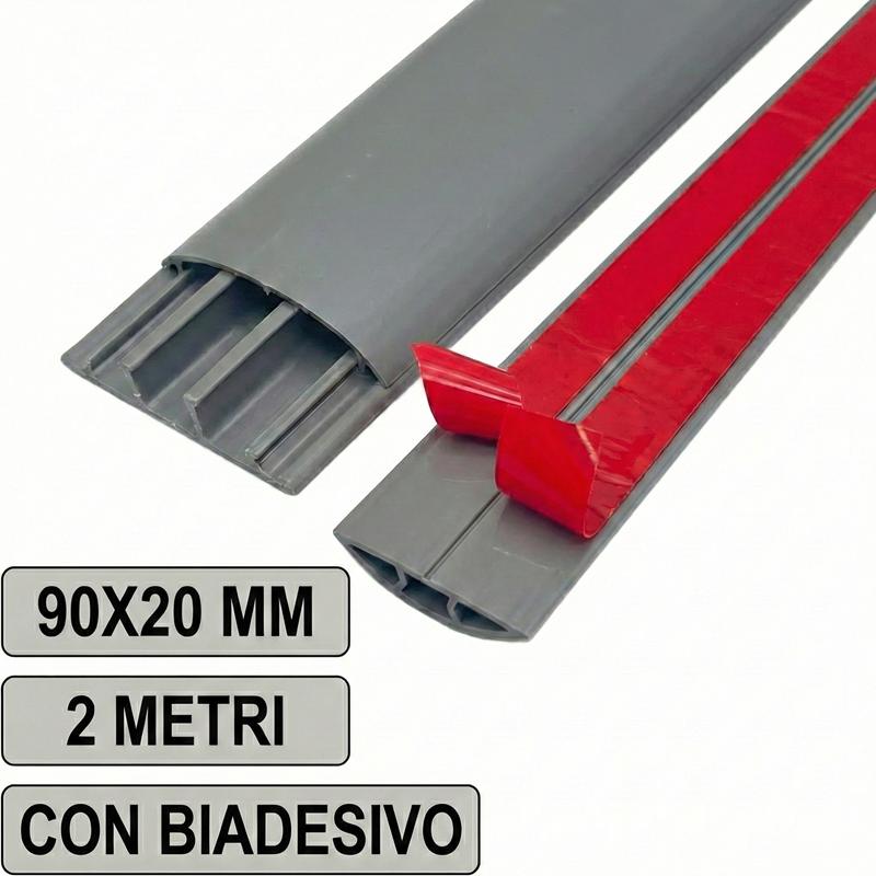 CANALINA DA PAVIMENTO ADESIVA  90X20 2MT