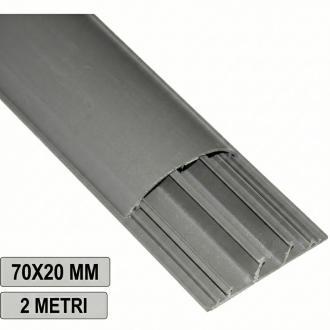 CANALINA DA PAVIMENTO GRIGIA 70X20 2MT